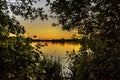 Norfolk Broads Sunset Royalty Free Stock Photo