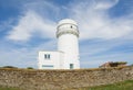 Norfolk coastline, lighthouse and blue skies Royalty Free Stock Photo