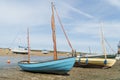 Norfolk coastline, sailing boats blue skies Royalty Free Stock Photo