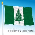 Norfolk Island flag, state and territory, Australia, oceanian country