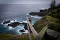 Norfolk Island Vista - Two Chimneys Royalty Free Stock Photo