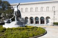 Chrysler Museum of Art with Torchbearers Statue