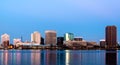 Norfolk Virginia Skyline Royalty Free Stock Photo