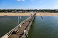 Aerial View of Ocean View Fishing Pier in Norfolk, VA