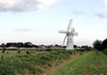 Norfolk broads windmill uk Royalty Free Stock Photo