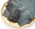 Nori , Japanese edible seaweed