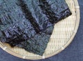 Nori , Japanese edible seaweed