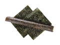 Nori sheets and roll Royalty Free Stock Photo