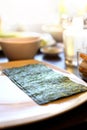 Nori sushi algae Royalty Free Stock Photo