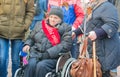 NORILSK, RUSSIA - MAY 9, 2016: Procession of veterans of the Great Patriotic War