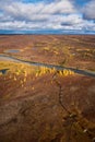 Norilsk, Russia. View of the autumn tundra.