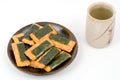 Norimaki-senbei Royalty Free Stock Photo