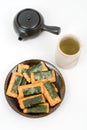 Norimaki-senbei Royalty Free Stock Photo