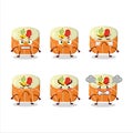 Norimaki sushi cartoon character with various angry expressions