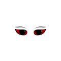 Normal expression from red eyes demon and devil series