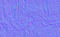 Normal map Fabric Wrinkled texture. texture normal mapping Royalty Free Stock Photo