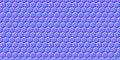 Normal map of honeycomb or metal grid seamless pattern with regular rounded hive cell texture