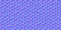 Normal map seamless pattern of uneven honeycomb simple seamless pattern