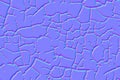 Normal map seamless texture of cracked paint
