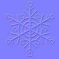 normal map of snowflake