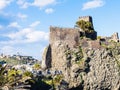 Norman castle in Aci Castello village, Sicily Royalty Free Stock Photo