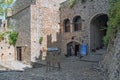 The Norman castle in Caccamo with one of the stairs Royalty Free Stock Photo