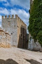 The Norman castle in Caccamo with the way to the exit Royalty Free Stock Photo