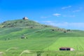 The Norman castle of Monteserico in Basilicata, Italy. Royalty Free Stock Photo