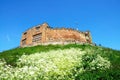 Norman castle, Tamworth. Royalty Free Stock Photo