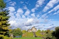 The Norman Keep inside Cardiff Castle - Cardiff Royalty Free Stock Photo