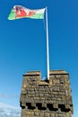 The Norman Keep inside Cardiff Castle - Cardiff Royalty Free Stock Photo