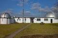 The Norman Lockyer Observatory near Sidmouth in Devon. Lockyer was an amateur astronomer and is part credited with the discovery Royalty Free Stock Photo