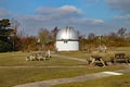 The Norman Lockyer Observatory near Sidmouth in Devon. Lockyer was an amateur astronomer and is part credited with the discovery