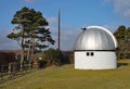 The Norman Lockyer Observatory near Sidmouth in Devon. Lockyer was an amateur astronomer and is part credited with the discovery Royalty Free Stock Photo