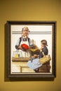 Norman Rockwell Art, Artist, Painting Royalty Free Stock Photo