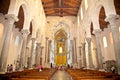 Norman style of Cathedral Basilica of Cefalun, Sicily. Italy Royalty Free Stock Photo