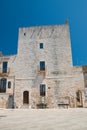 Norman swabian tower. Cisternino. Puglia. Italy.