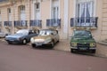 Normandie, old car show in the picturesque city of Cabourg Royalty Free Stock Photo