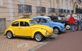 Normandie, old car show in the picturesque city of Cabourg Royalty Free Stock Photo