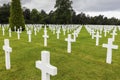 Normandy American Cemetery and Memorial in Saint Laurent sur Mer Royalty Free Stock Photo