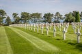 The Normandy American Cemetery at Omaha beach, Normandy, France