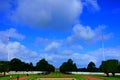 Normandy american cimetery Royalty Free Stock Photo