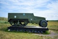 NORMANDY, FRANCE - July 4, 2017: Army commemorative vehicles, along the so-called Utah Beach, at the Normandy landings, during