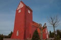 Norre Alslev church in Denmark Royalty Free Stock Photo
