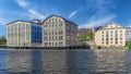 Norrkoping Motala Strom Buildings Royalty Free Stock Photo