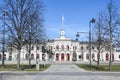 Norrkoping Railway Station during spring Royalty Free Stock Photo