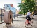 The historic industrial landscape in Norrkoping, Sweden Royalty Free Stock Photo