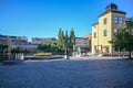 The historic industrial landscape in Norrkoping, Sweden Royalty Free Stock Photo