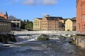 Norrkoping industrial town Royalty Free Stock Photo