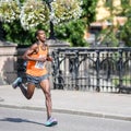 Long distance runner Mustafa Mohamed